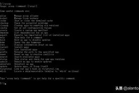 Windows命令行包管理工具scoop使用教程图片