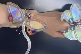 徒手组装一只赛博朋克蝴蝶，我竟发现了五彩斑斓的白图片