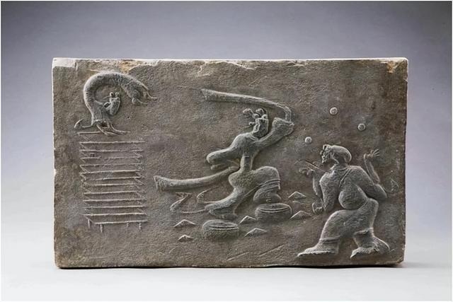 汉朝画像砖上边刻有"谜"样七盘舞,专家经恢复,揭开汉舞的隐秘