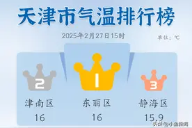 天津气温起起伏伏，明天最高19℃！周末冷空气又来~图片