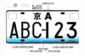 中国蓝底白字车牌是时候该更新换代了！图片