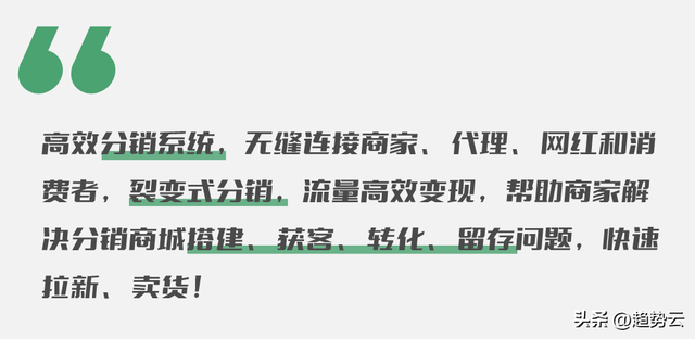 趋势分销 | 分销体系的底层逻辑,快速掌握流量变现方程式