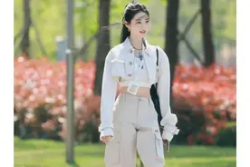 张艺凡的工装穿搭，改变了我对工装的认知，好好看耶！图片