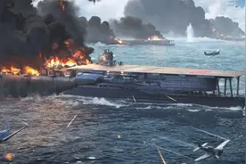 决战中途岛，一飞行员炸毁四艘日军航母，扭转乾坤改变战局图片