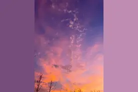 太美了！晚霞拍了拍你：在吗？想和你分享十一月的温柔图片