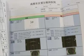 家有近视娃，Ok镜戴镜一年半图片