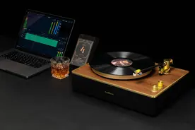 CoolGeek黑胶唱片机：一眼惊艳，复古与情怀孕育出的音乐仪式感图片