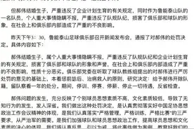 前泰山球员：蒿俊闵就是郝伟排挤走的；费莱尼疑似已在国外度假图片