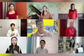 万人说新疆 | 把最美的歌声献给祖国 合唱团线上接力演唱《祝你生日快乐》图片