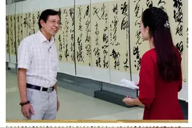 李梅舞2015年草书长卷作品：《抗日八首》欣赏图片