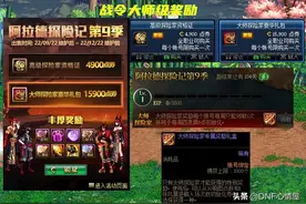 DNF：9.09体验服八大内容！第9季战令奖励曝光，探索送梦想白金图片