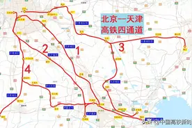 北京至天津,即将拥有四条高铁通道,"轨道上的京津冀"正在加速形成图片