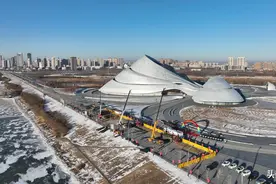 哈尔滨国际冰雪汽摩园开工建设图片