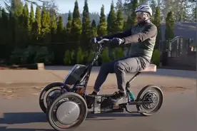 3款新电动三轮车亮相，小巧精致，主打载人，续航超过100公里图片