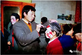 刘祺云摄影作品欣赏：《武安民俗捉黄鬼》图片