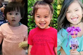 美国夫妇收养贵州小女孩几年过去变化大到认不出!图片