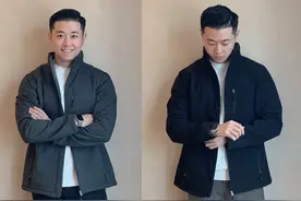 这才是40岁男人该有的打扮：夹克+直筒裤！利落显瘦，看着有品位图片