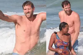 退役3年的诺维茨基，身材发福，和小12岁非洲妻子育有3个孩子图片