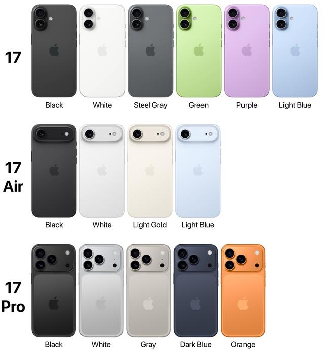 完形填空，小米16、X300、Find X9新线稿、iPhone 17全系配色爆料