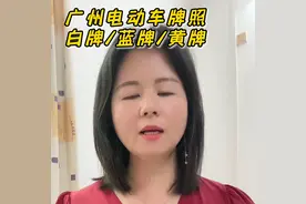 广州市电动车牌照分类！你知道白牌，蓝牌，黄牌分别有什么...图片