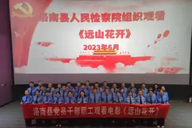 洛南检察|看完这部电影，干警们这样说！图片