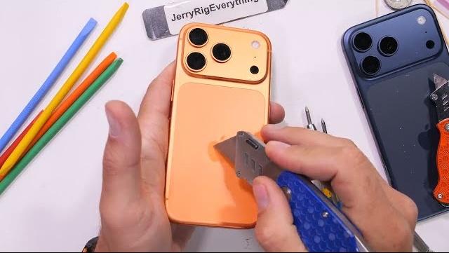 苹果iPhone Air与17 Pro抗弯不抗摔，跌落仍易碎屏