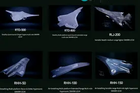 被中国六代机刺激，印度一口气亮出8款！速度高达10马赫图片