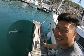 中国小伙的航海日记（十三）法国码头大鱼没人钓？看来还得我出马图片