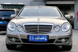搞了辆2008年E系老款“四眼奔驰”，进厂翻新整备，复活又变新车图片