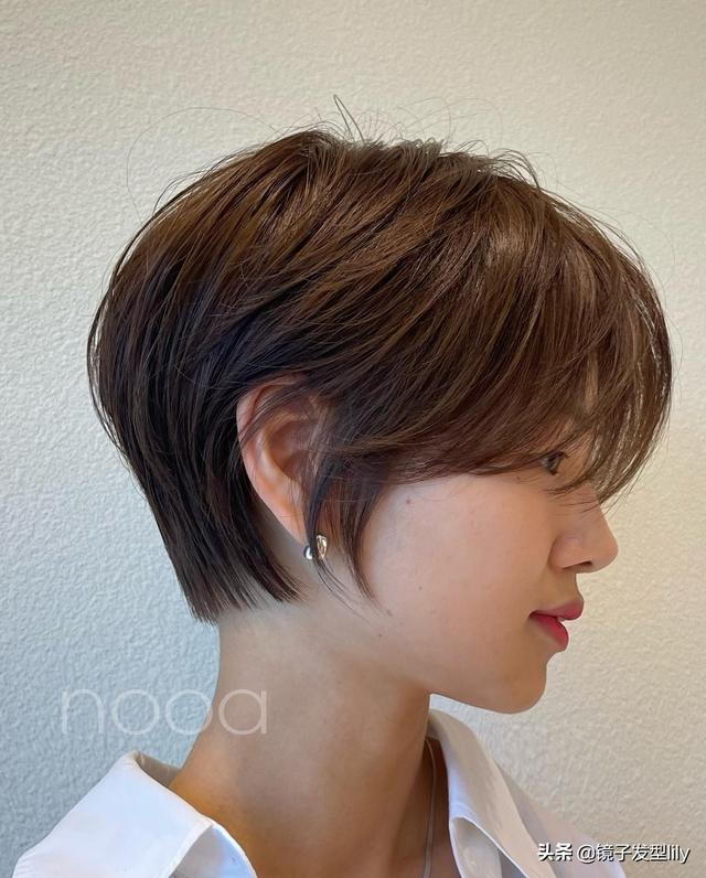 从短到长女发18款,推边短发很利落,烫发扎发真时尚