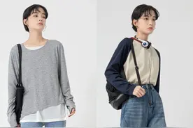 微胖小个子姑娘看过来，时髦又显瘦的早秋穿搭，对梨形身材很友好图片