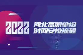 2022河北高职单招时间安排流程图片