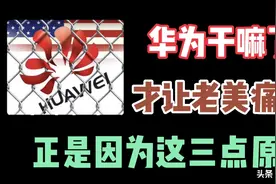 华为到底把老美怎么样，才对华为恨之入骨？有这三点原因图片