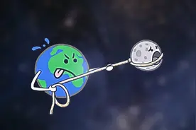 月亮在逃跑！带来的蝴蝶效应人类可能无法承受！好消息是跑得很慢图片