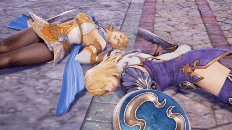 格斗游戏女战士令人垂怜的战败特写，每次都忍不住按下暂停键