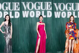 这场时尚活动的背景板，成了衡量明星身高的尺子，谁尴尬了？图片