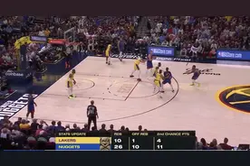 西决G1掘金击败湖人，约基奇34分21篮板14助攻图片