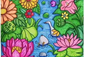 大暑至，夏正浓50张二十四节气大暑儿童画，创意满分赶紧画起来图片