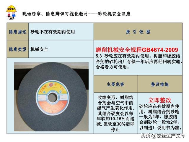 砂轮机安全隐患全解析：18 类风险 + 整改方案，必看