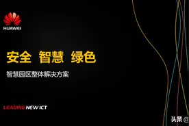 华为智慧园区整体解决方案精选「PPT」图片