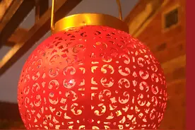 分享太阳能灯喜庆红灯笼图片