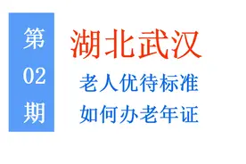 在湖北武汉持有老年证：能享受哪些优待，标准是多少，如何办证？图片