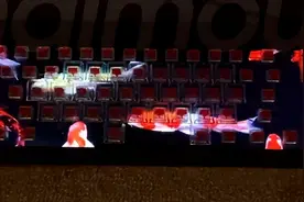这个键盘太神奇了……它必须有处理器和显卡才能工作图片