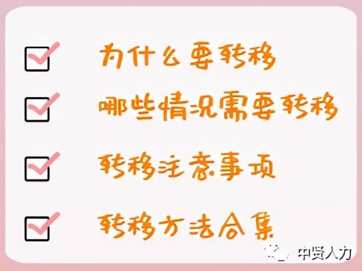 你要的「社保转移攻略」在这里，请查收