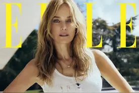 德国女星黛安·克鲁格《ELLE》封面大片，48岁身材气质绝佳图片
