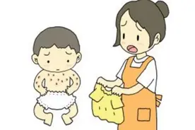 孩子身上有红色的疙瘩很痒有点大图片