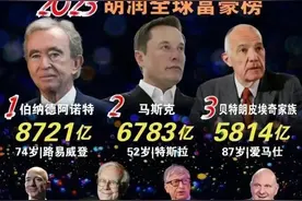 2023年福布斯全球富豪榜。图片