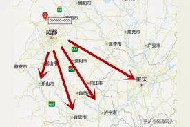 成都为何选择东南方向发展，而非北西？图片