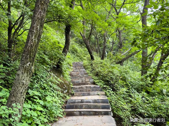 这大概是保定景区里最具挑战的一座大山了吧，1300级天梯太带劲了