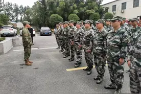 河南省平舆县扎实组织基干民兵整组点验图片